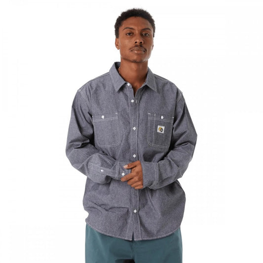 Total Eclipse Chambray Shirt, Black