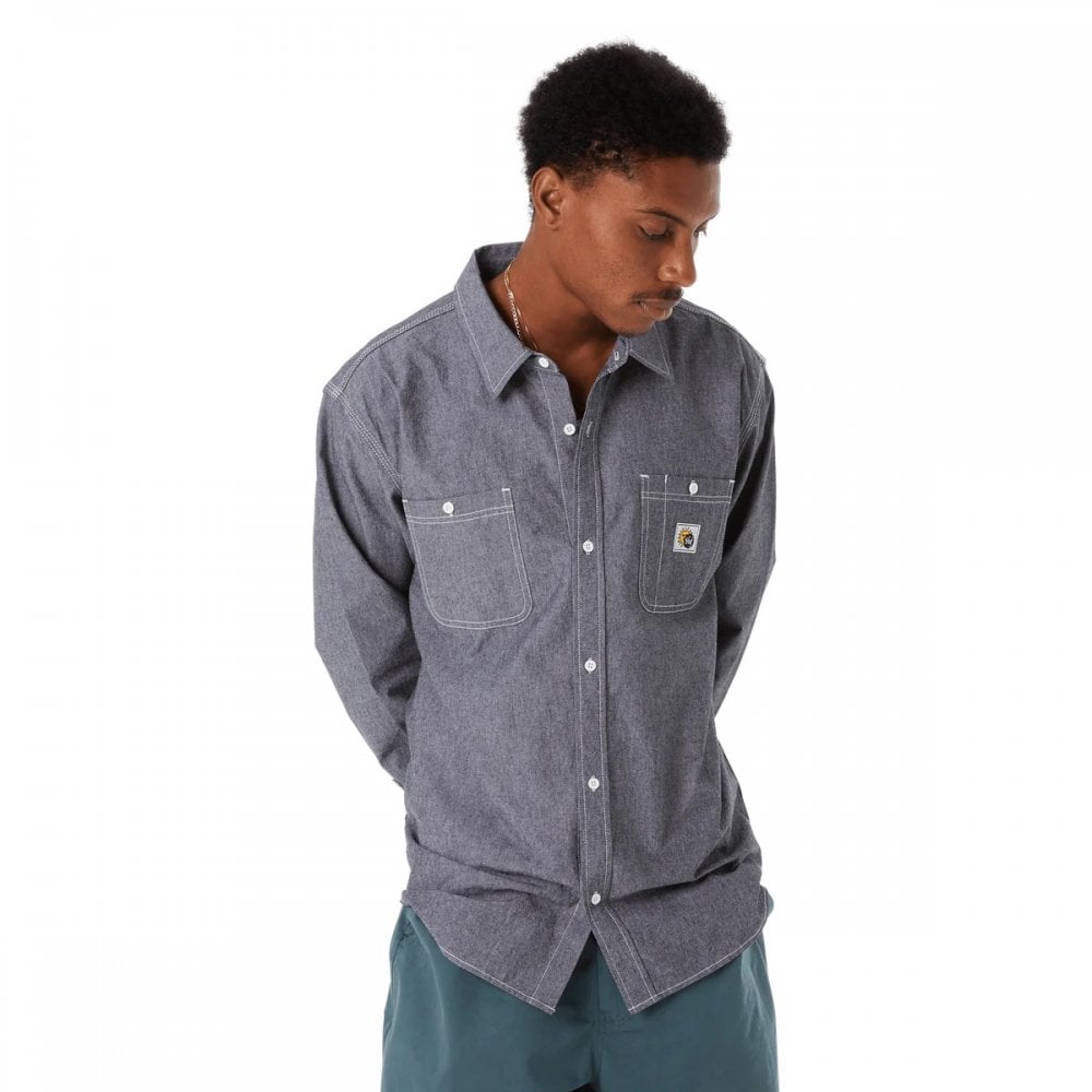 Total Eclipse Chambray Shirt, Black