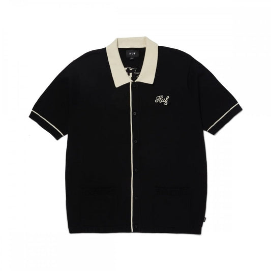 Icarus S/s Knit Top, Black