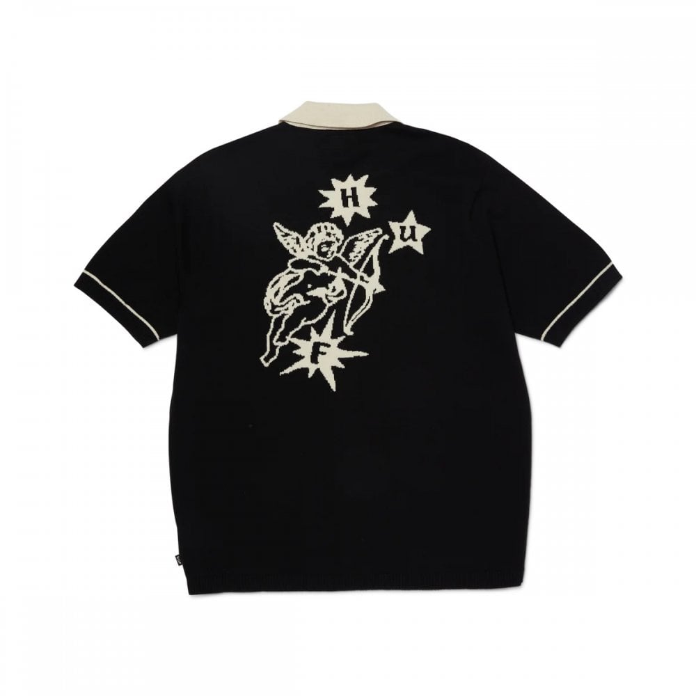 Icarus S/s Knit Top, Black
