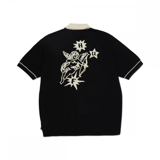 Icarus S/s Knit Top, Black