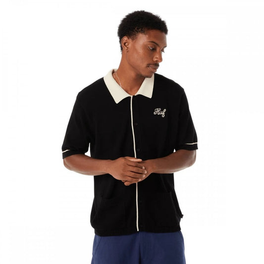 Icarus S/s Knit Top, Black