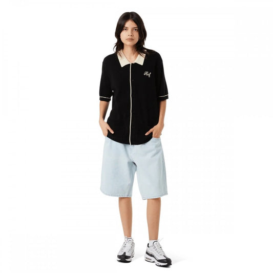 Icarus S/s Knit Top, Black