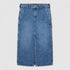 Women's Long Denim Carpenter Skirt