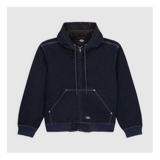 Dickies Hooded Denim Jacket - Blue Rinsed