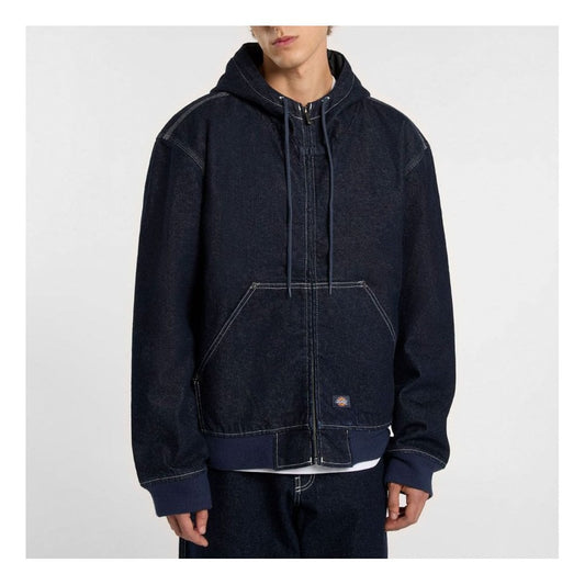 Dickies Hooded Denim Jacket - Blue Rinsed