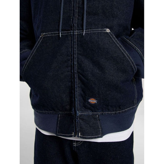 Dickies Hooded Denim Jacket - Blue Rinsed