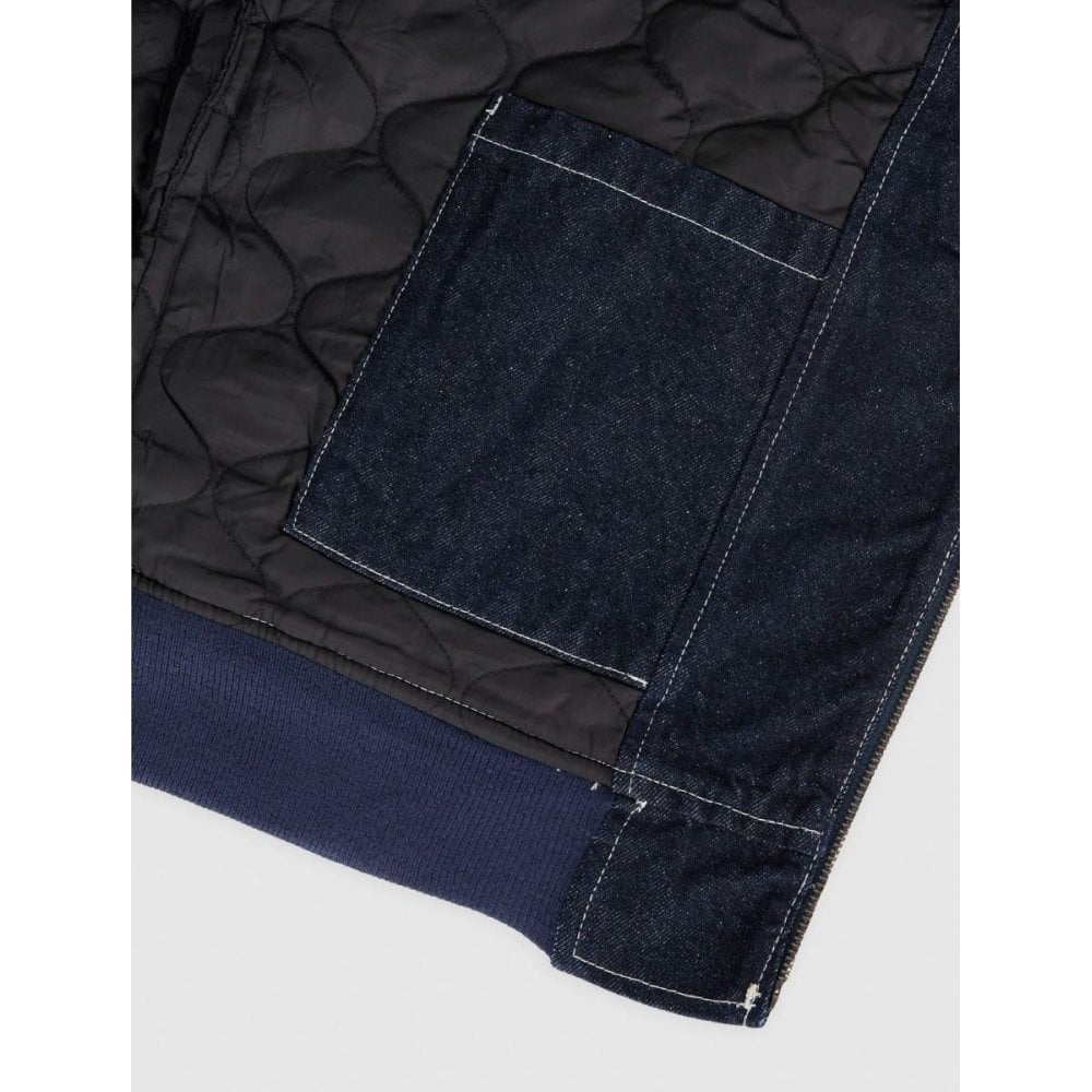Dickies Hooded Denim Jacket - Blue Rinsed