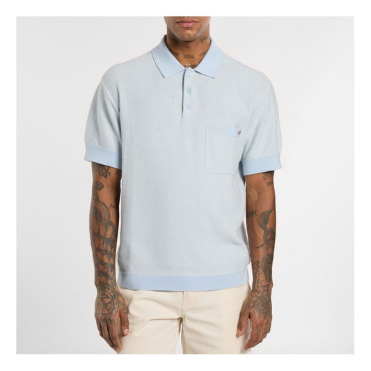 Rocky Knit Polo Shirt Whitecap Grey