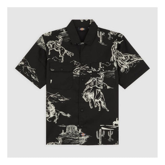 Savage Short Sleeve Work Shirt Black
