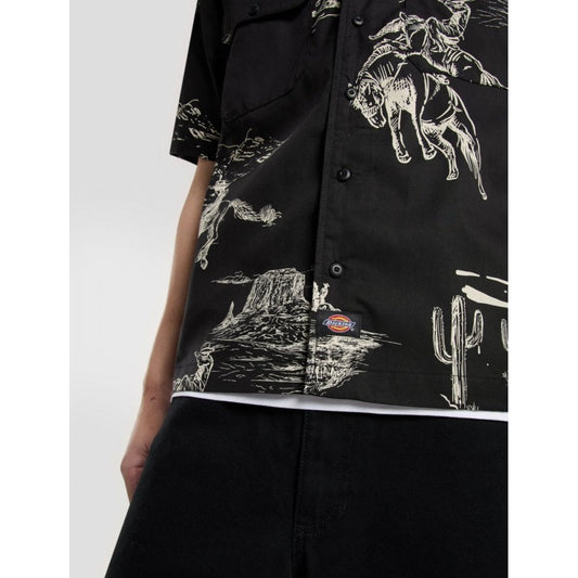 Savage Short Sleeve Work Shirt Black