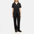 Women's Short Sleeve Coverall Black