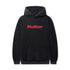 Nylon Logo Applique Pullover Hoodie - Black
