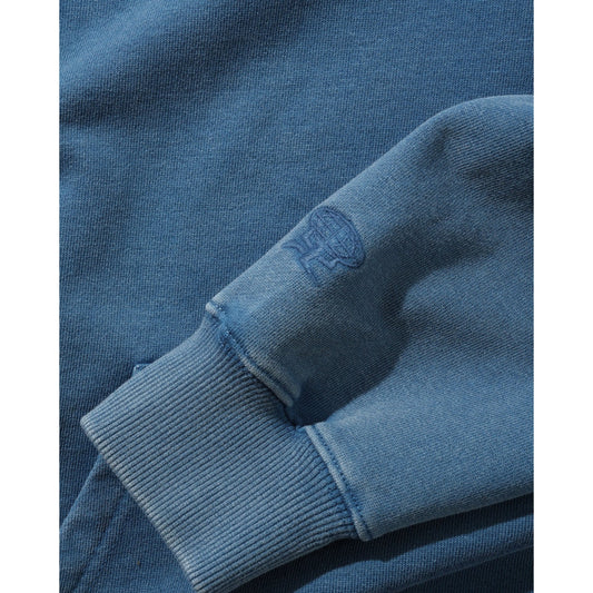 Basic Pullover Hoodie - Washed Navy