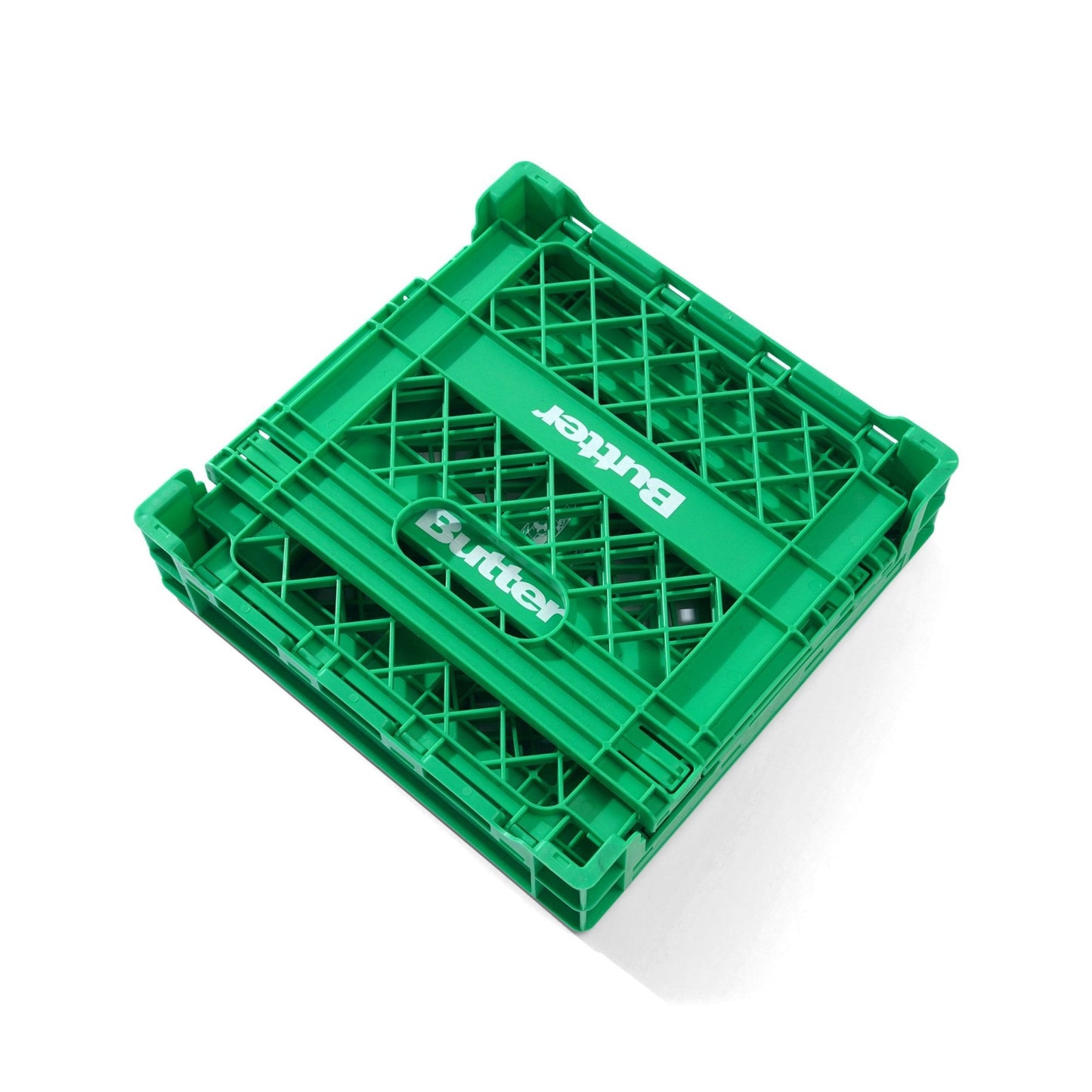 Collapsable Record Crate - Kelly Green