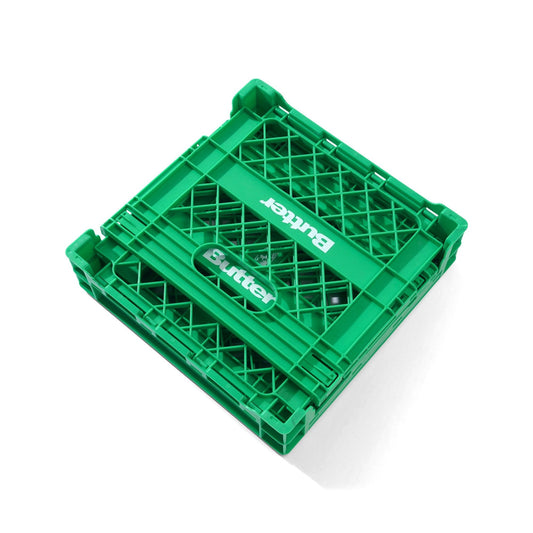 Collapsable Record Crate - Kelly Green