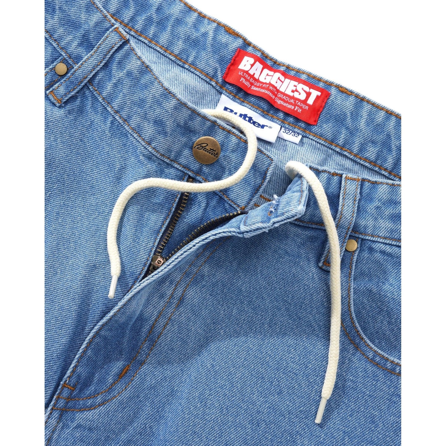 Santosuosso Denim Jeans - Washed Indigo