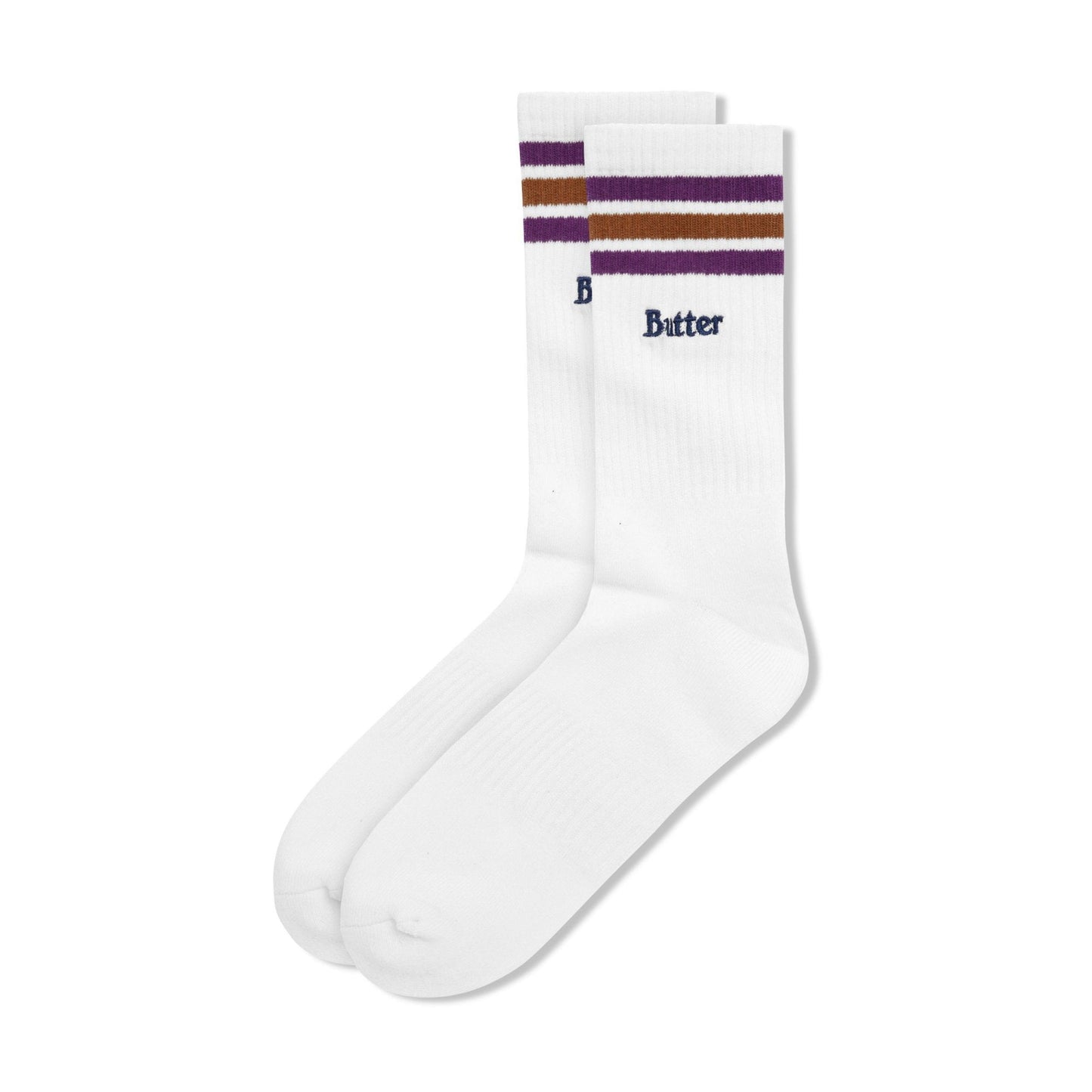 Stripe Socks - White