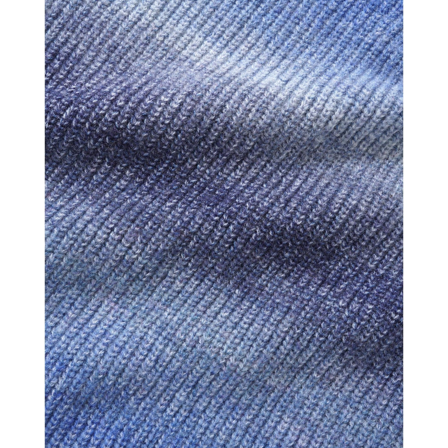 Beams 1/4 Zip Knit Polo - Blue