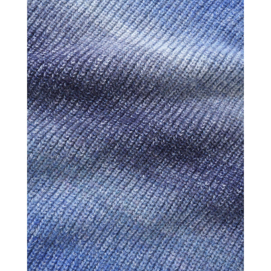 Beams 1/4 Zip Knit Polo - Blue