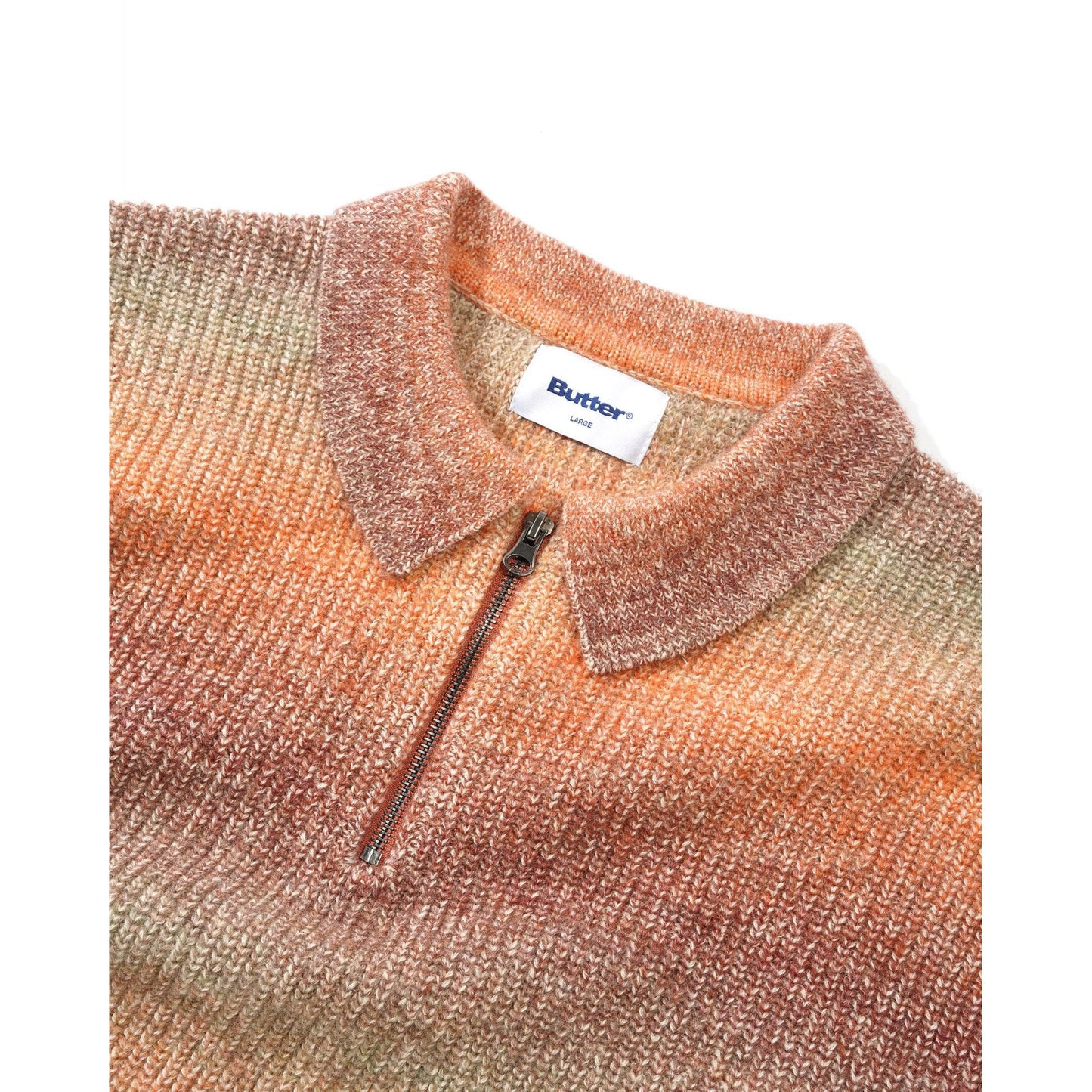 Beams 1/4 Zip Knit Polo - Port