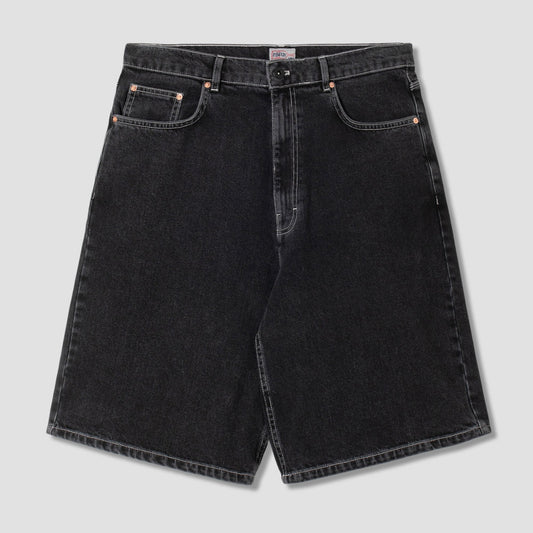 Wide 5 Short - Washed Black
