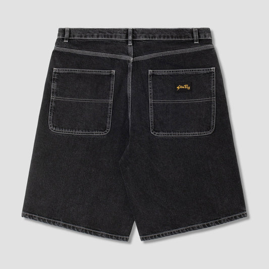Wide 5 Short - Washed Black