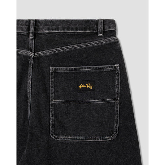 Wide 5 Short - Washed Black