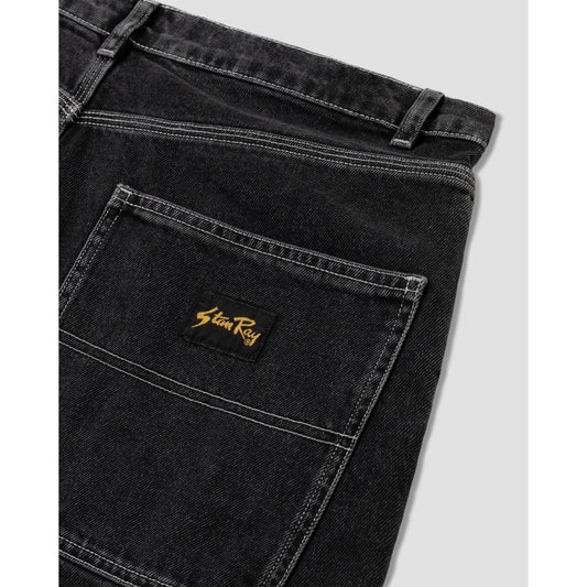 Wide 5 Short - Washed Black