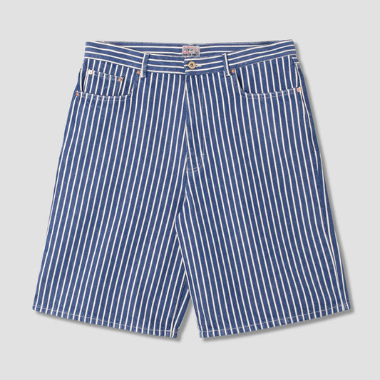Wide 5 Short - Indigo / Natural Hickory