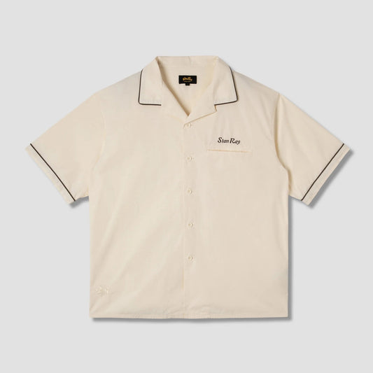 Bowling Shirt - Natural / Matt Black
