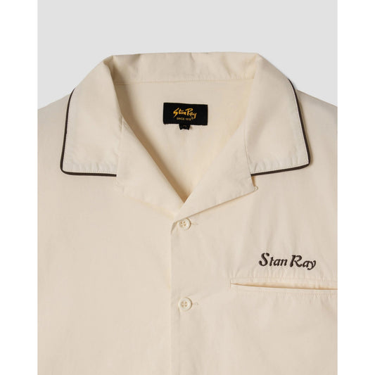 Bowling Shirt - Natural / Matt Black
