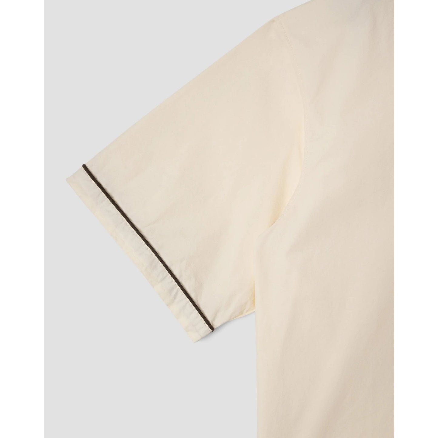Bowling Shirt - Natural / Matt Black
