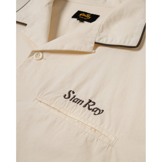 Bowling Shirt - Natural / Matt Black