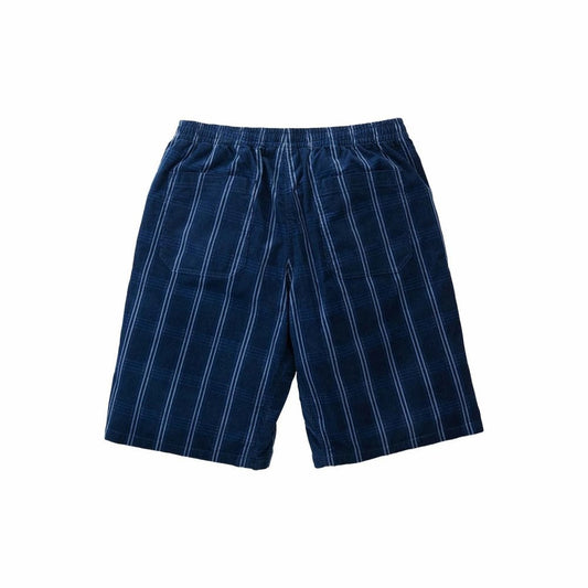 Corduroy Swell Short - Navy Check