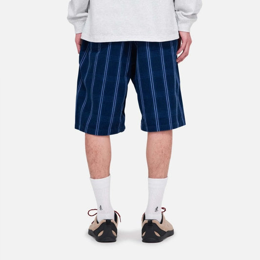 Corduroy Swell Short - Navy Check