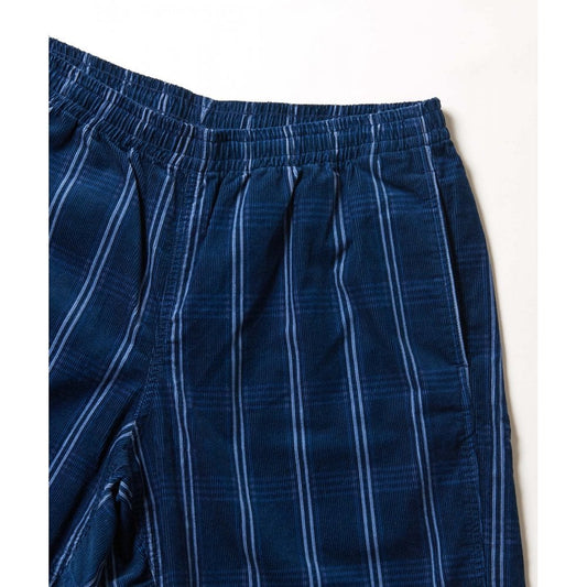 Corduroy Swell Short - Navy Check
