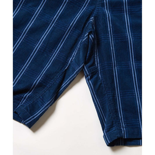 Corduroy Swell Short - Navy Check