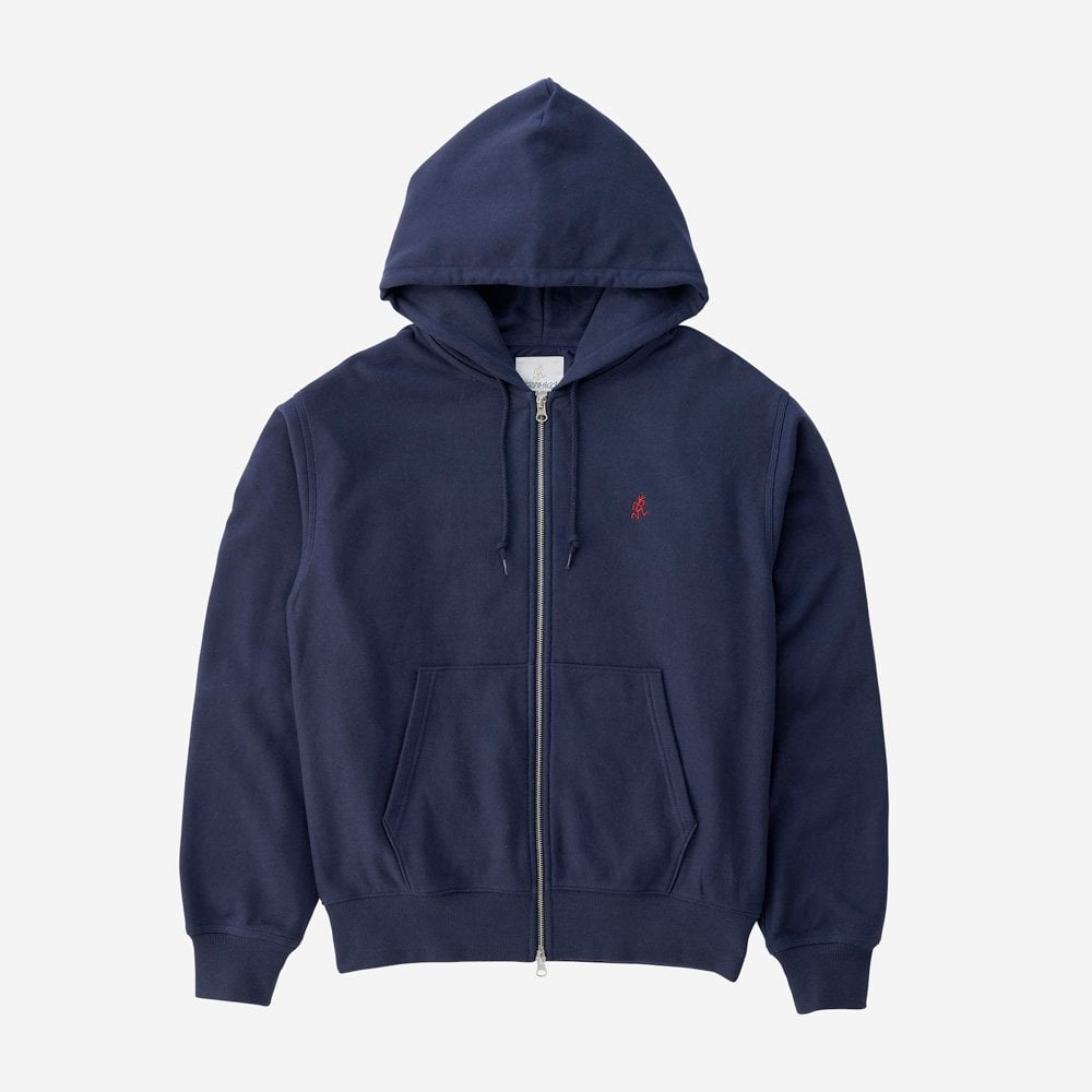 One Point Zip Hooded Sweatshirt