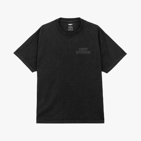 Obey Studios Outline Pigment Dyed T-Shirt