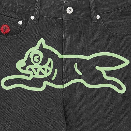 Running Dog Denim Pant - Black Denim