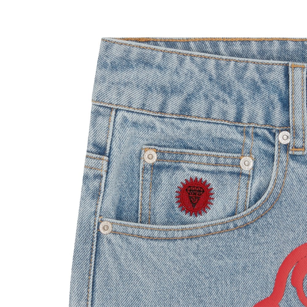 Running Dog Denim Pant - Light Wash Blue