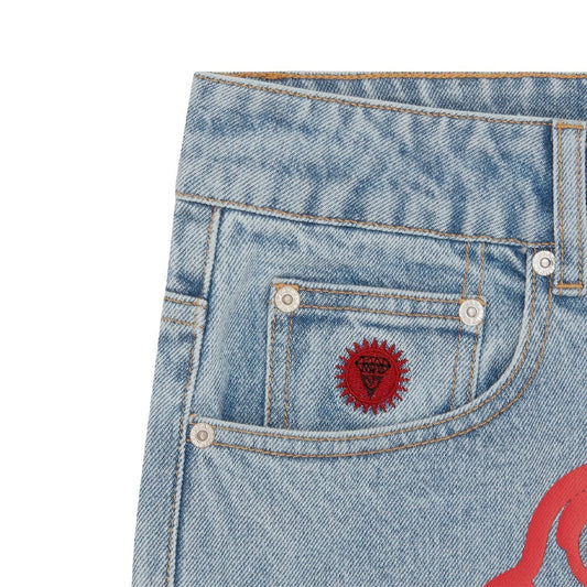 Running Dog Denim Pant - Light Wash Blue