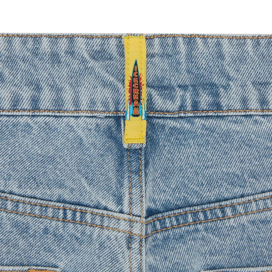 Running Dog Denim Pant - Light Wash Blue