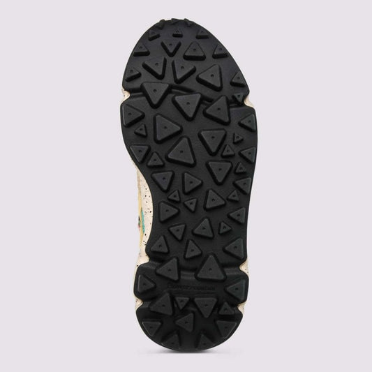 Yamano 3 Woman Suede/Print - Leo Beige-Sand
