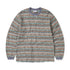 Wave Jacquard L/s Tee - Peach