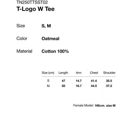 Women's T-Logo W Tee - Oatmeal