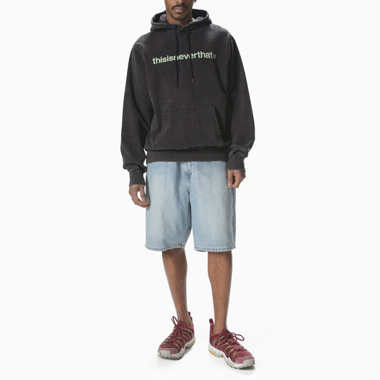 T-Logo LT Hoodie - Washed Black