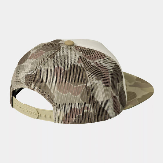 Graphic Trucker Cap - Camo Duck, Desert - White