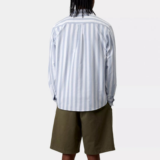 L/s Dillion Shirt - Bleach / White
